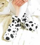 Ladies 1 Pair Aroma Hot Sox Cow With Rosemary, Pine & Lemon Essential Oils