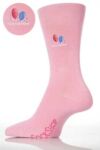 Ladies 1 Pair SockShop Individual Celebrations Embroidered Socks HAPPY BIRTHDAY