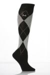 Ladies 2 Pair Pringle Katrina Diamond Argyle Pattern Knee High Socks In 5 Colours