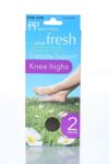 Ladies 2 Pair Pretty Polly Everyday Fresh Support Knee Highs In 2 Colours
