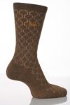 Mens 2 Pair Pringle Gretna Honeycomb Design Socks In 5 Colours