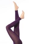 Ladies 1 Pair Falke Cotton Touch Footless Tights In 10 Colours