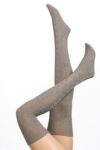 Ladies 1 Pair Jonathan Aston Nordic Cable Knit Over The Knee Socks In 3 Colours