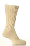 Mens 2 Pair Pringle Melrose Chunky Knit Rib Casual Socks In 3 Colours