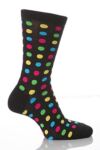 Ladies 1 Pair Hot Sox Fun Dots Socks In 5 Colours