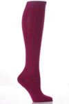 Ladies 1 Pair Jonathan Aston Kai Cashmere Blend Rib Knee High Socks In 5 Colours