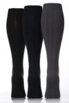 Mens 6 Pair SockShop Outstanding Value Rib Knee High Leisure Socks