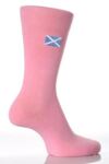 Ladies 1 Pair SockShop Individual Embroidered Sock - ST ANDREW'S