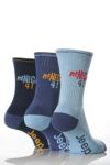 Boys 3 Pair Jeep Renegade Cushion Foot Socks