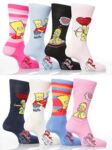 Ladies 3 Pairs TM The Simpsons Socks