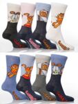 Ladies 3 Pairs TM Garfield & Odie Socks