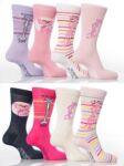 Ladies 3 Pairs TM Pink Panther Socks