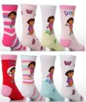 Girls 4 Pairs TM Dora The Explorer Socks