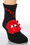 Mens 1 Pair SockShop Toy Box Socks Cheeky Devil With Non-slip Grip