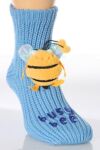 Ladies 1 Pair SockShop Toy Box Socks Busy Bee With Non-slip Grip