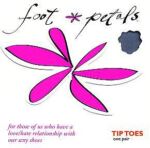 Ladies 1 Pair Levante Foot Petals Tip Toes In 2 Colours