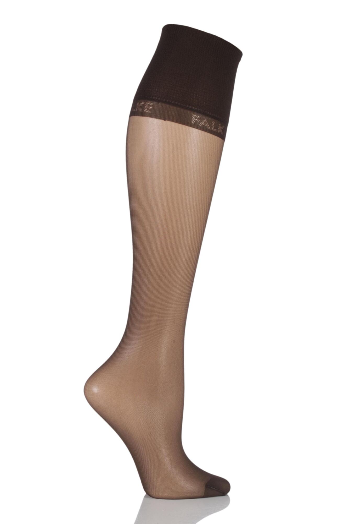 Falke Pure Matt Knee Highs With Sensitive Top