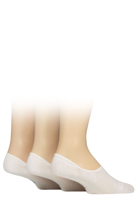 Mens 3 Pair Pringle Gourock Cotton Invisible Shoe Liners