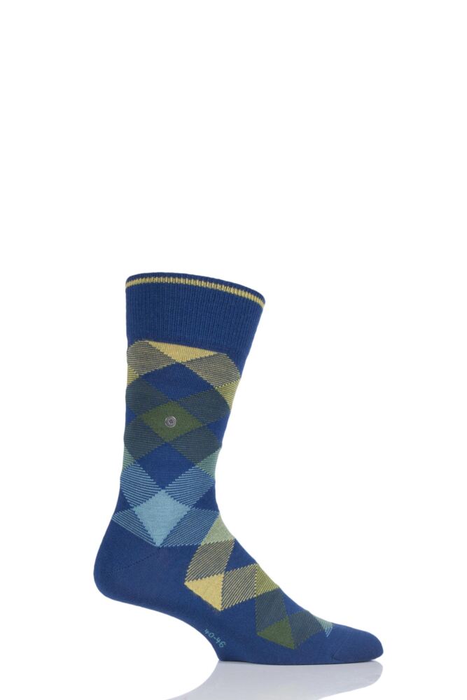 Burlington Newcastle Virgin Wool Tartan Socks