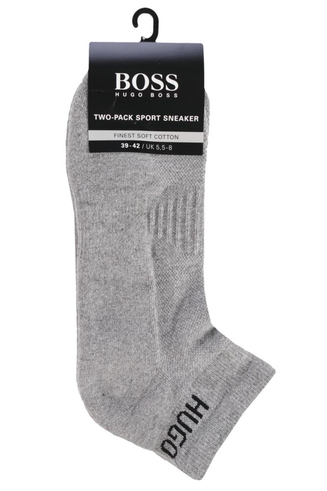 Hugo Boss Plain Cotton Sports Sneaker Socks | SockShop