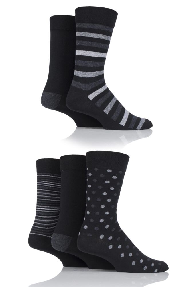 Farah Classic Everyday Patterned Jacquard Cotton Socks