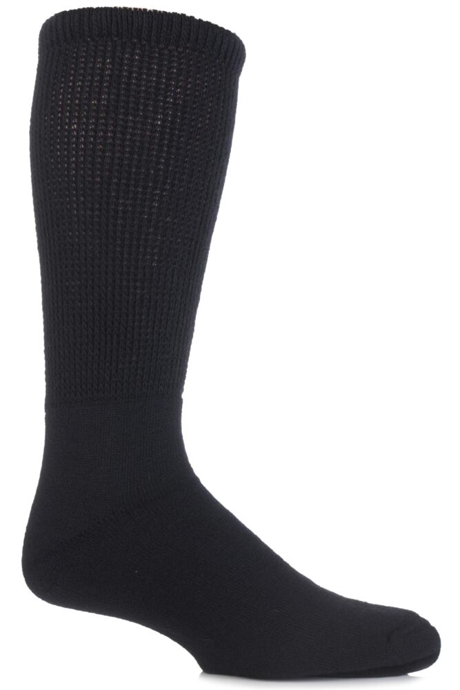 Mens 1 Pair HJ Hall Wool Diabetic Socks In 2 Colours | SockShop