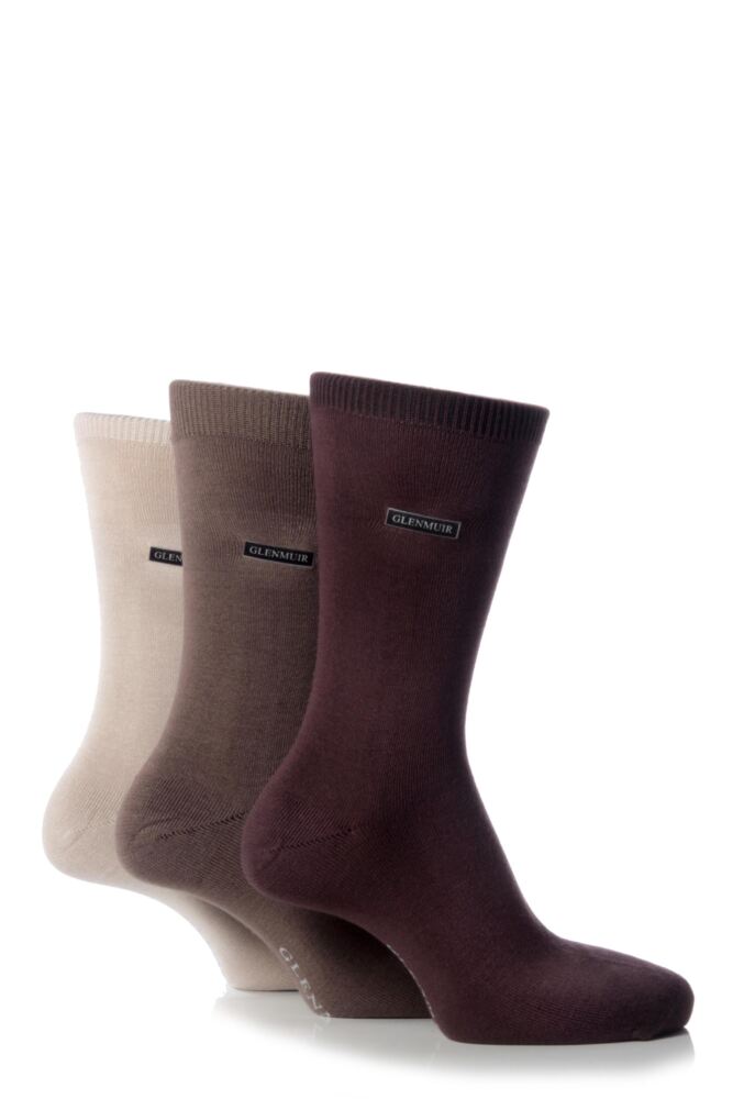 Mens Glenmuir Classic Bamboo Plain Socks From Sockshop 