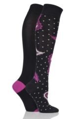 Ladies Sockshop Plain Bamboo Knee High Socks