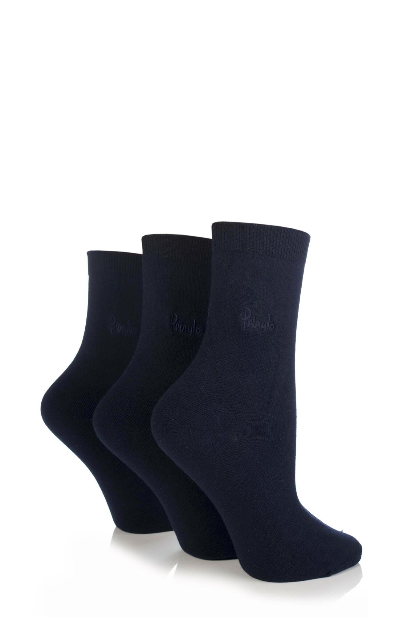 Ladies Pringle Tiffany Plain Trouser Socks | SOCKSHOP