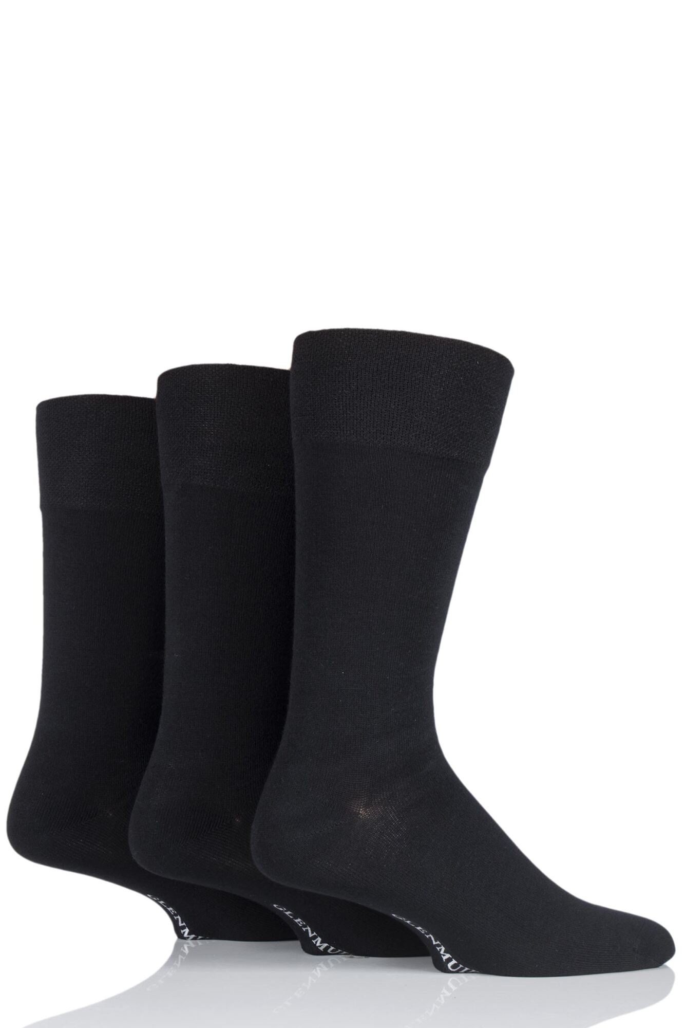 Mens Glenmuir Plain Comfort Cuff Socks from SOCKSHOP