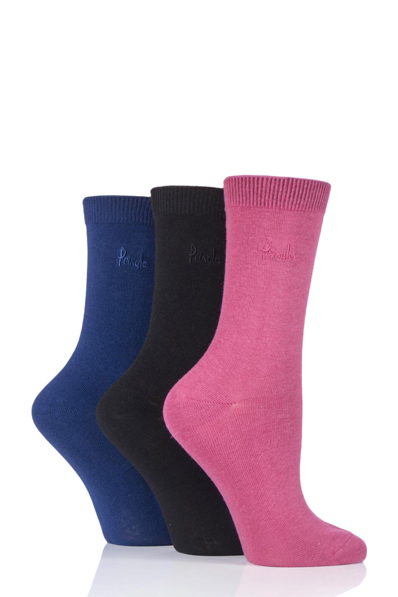 Ladies Pringle Tiffany Plain Trouser Socks Sockshop 