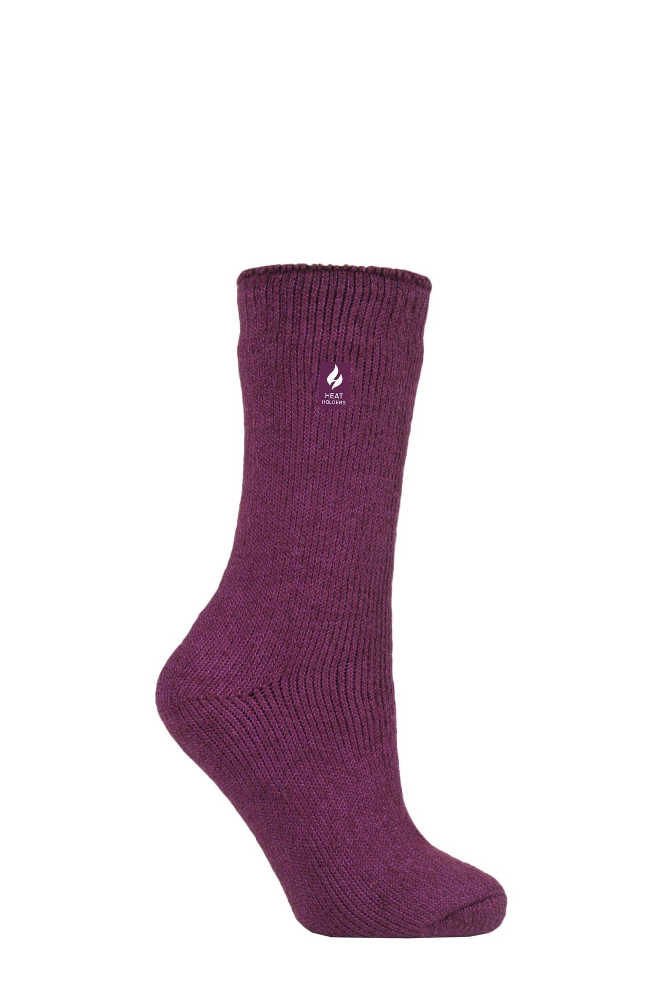 Ladies 1 Pair Heat Holders 1 6 Tog Lite Plain Socks