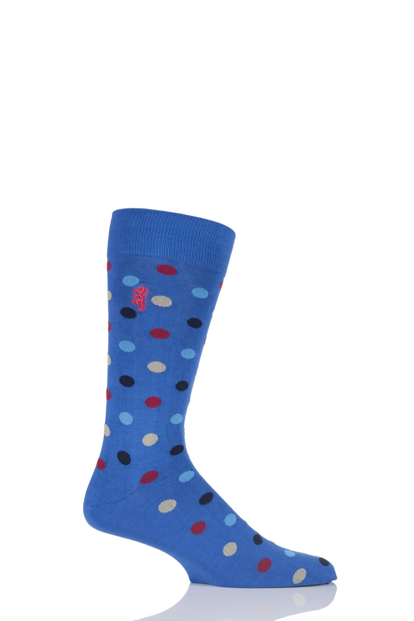 Pringle of Scotland 80% Sea Island Cotton Spots Socks