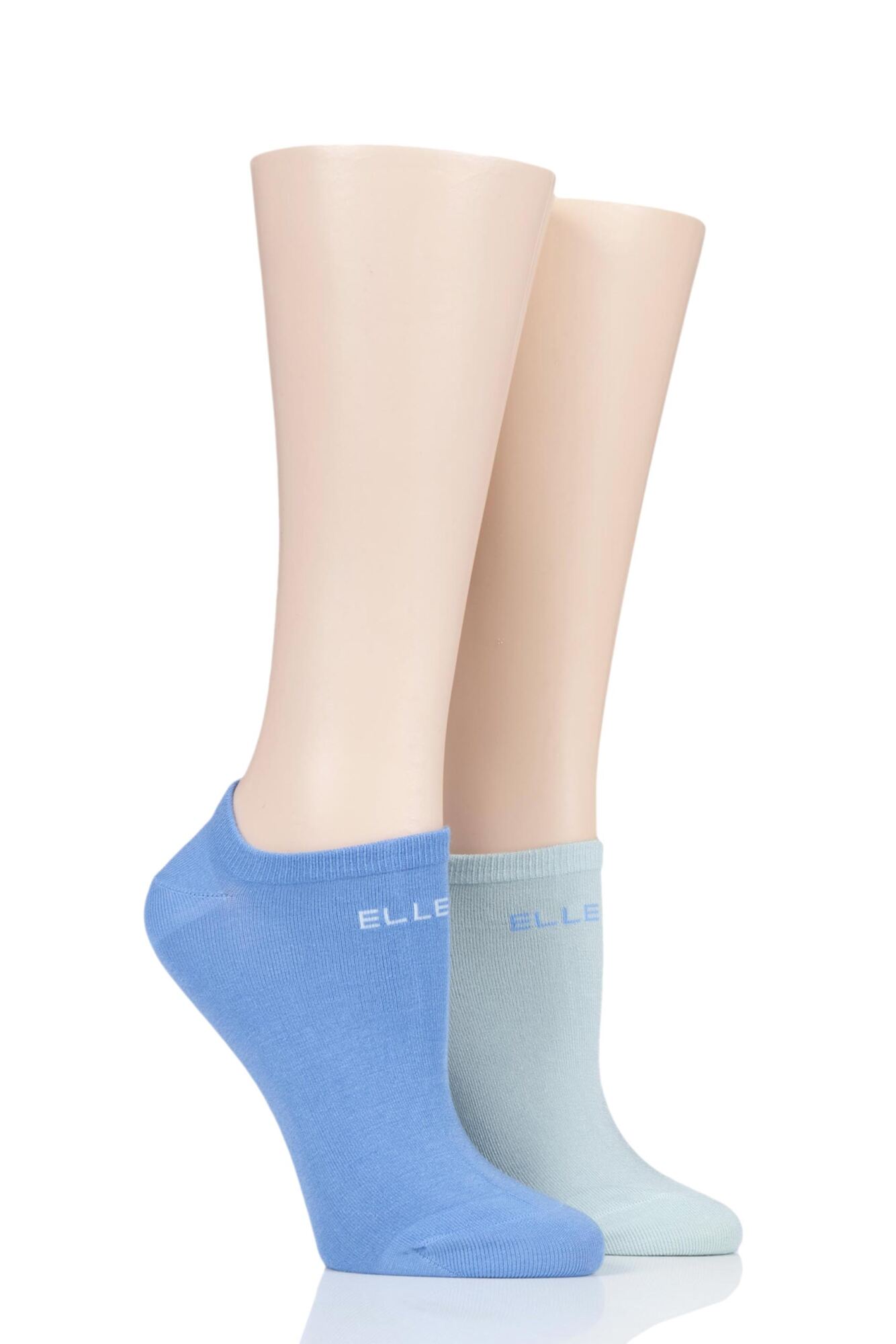 Ladies Elle Plain Bamboo No Show Socks from SOCKSHOP