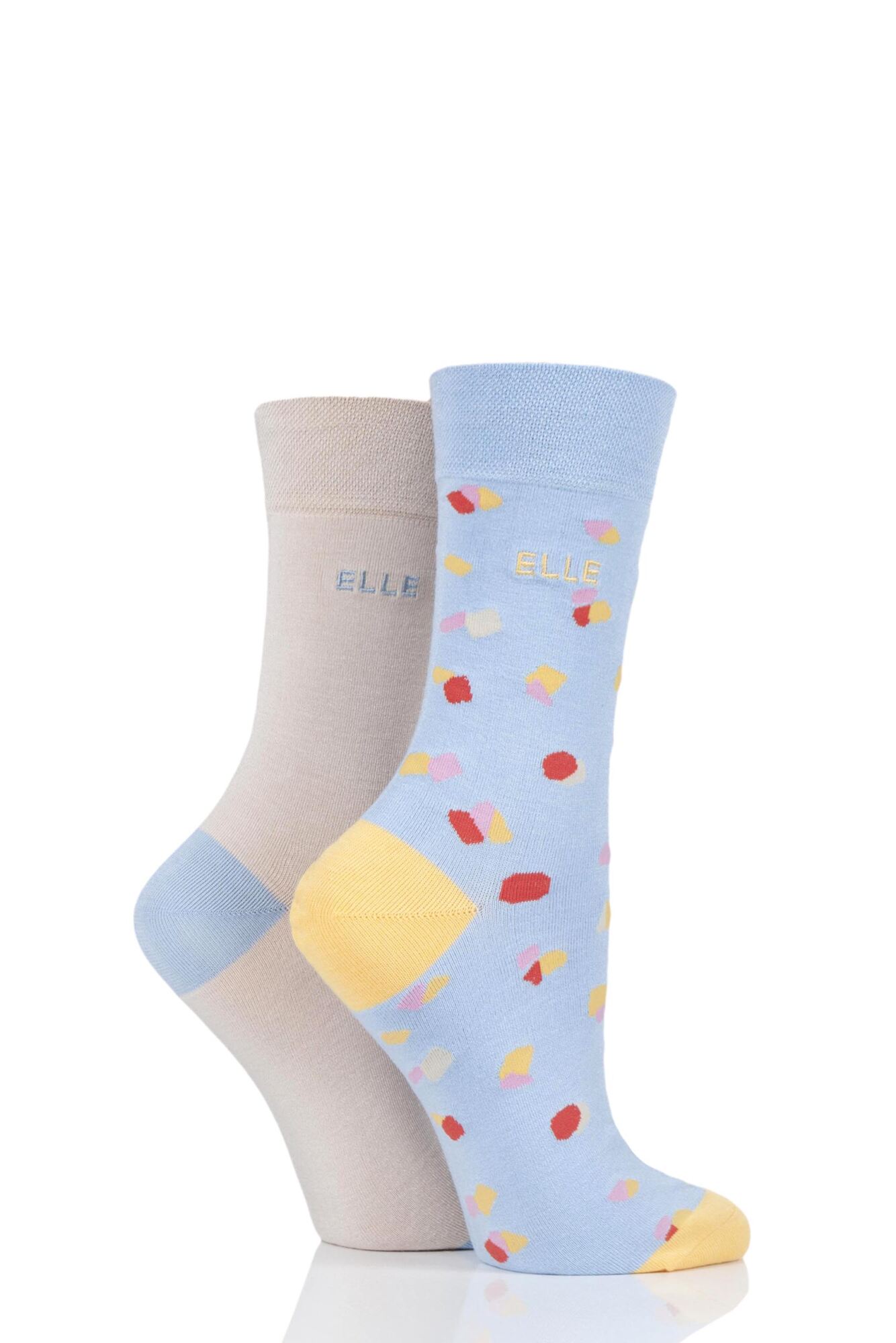 Ladies Elle Bamboo Patterned and Plain Socks | SOCKSHOP