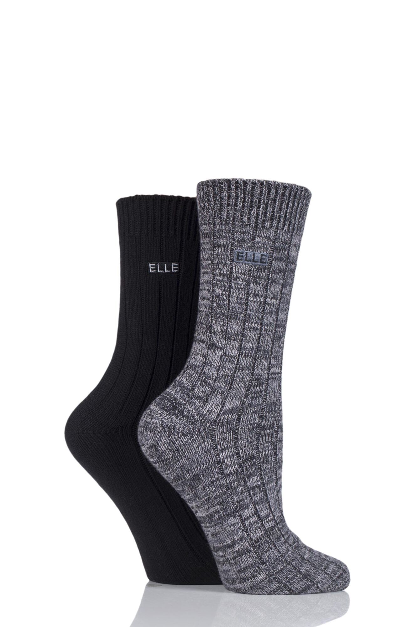 Ladies Elle Chunky Ribbed Boot Socks from SOCKSHOP