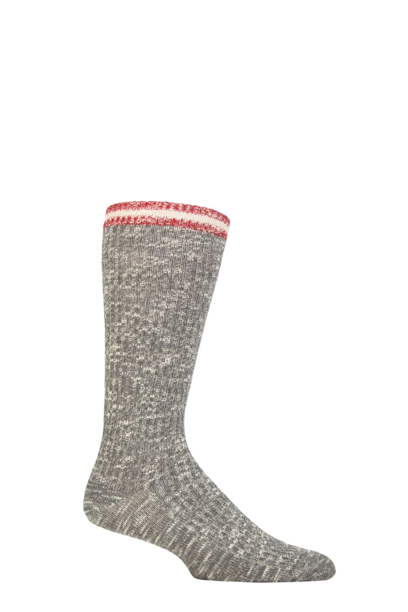 Mens 1 Pair Thought Phillip Organic Cotton Fleck Socks from SockShop