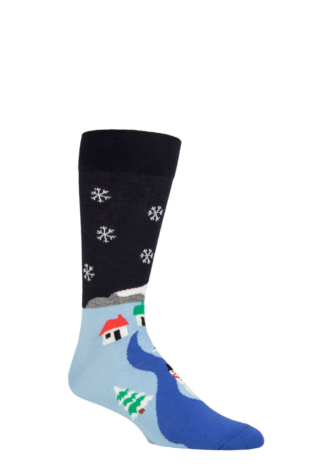 Mens and Ladies 1 Pair Happy Socks The Little House on the Snowland ...