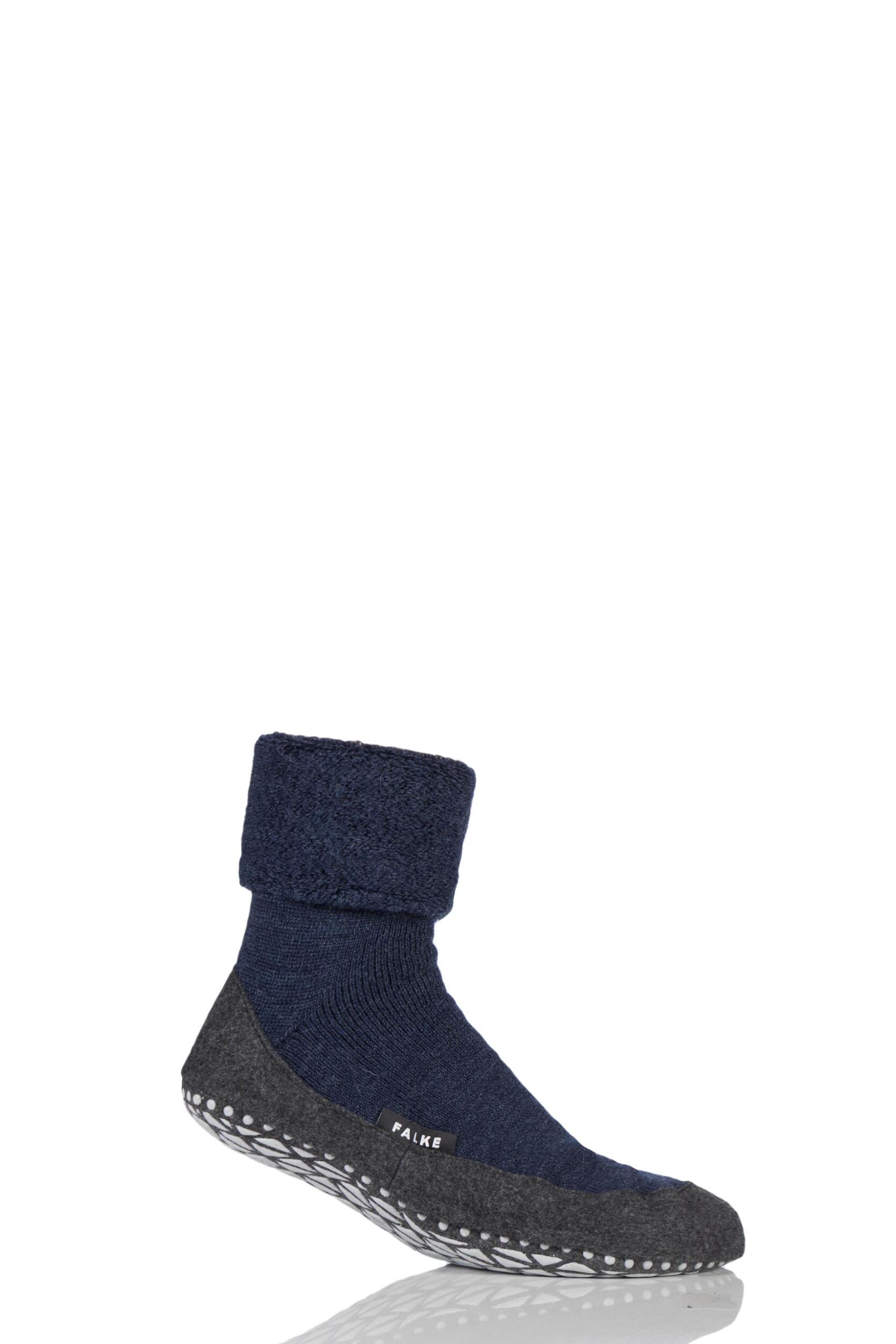 1 Pair Navy Cosyshoe Virgin Wool Home Socks Men's 5.5 - 6.5 Mens - Falke