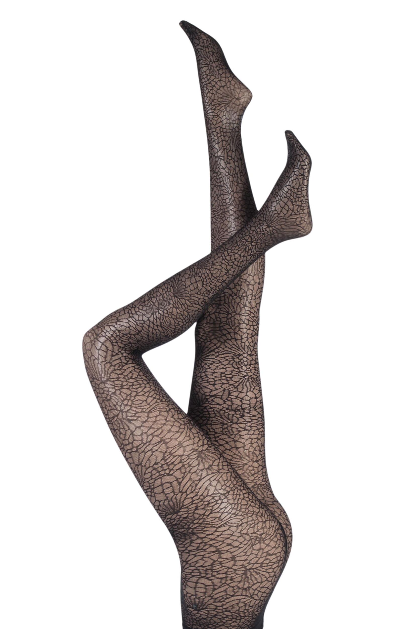 Image of Ladies 1 Pair Falke Aphrodite Web Net Tights