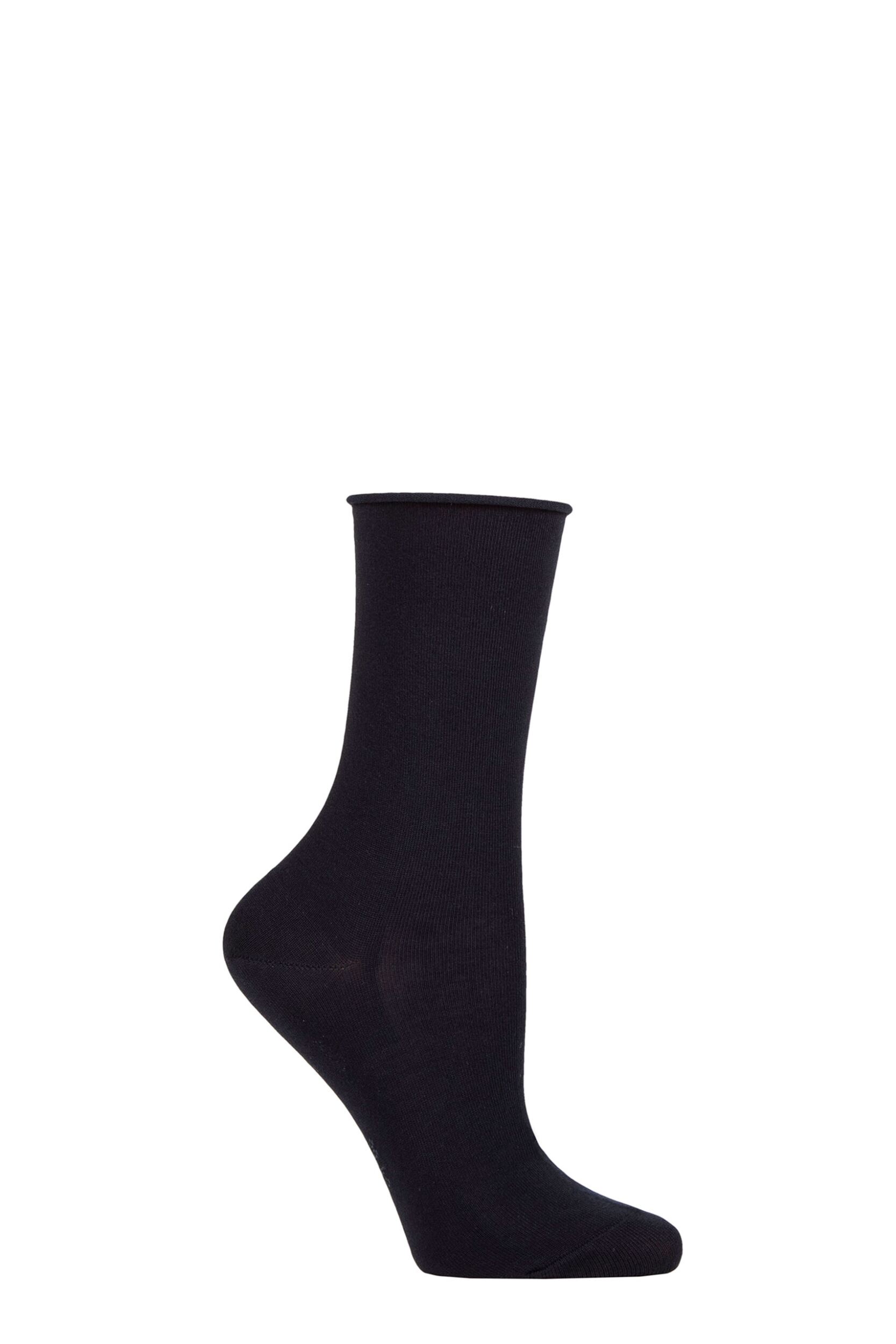 Women's 1 Pair Falke Active Breeze Socks Dark Navy 2.5-5 Ladies