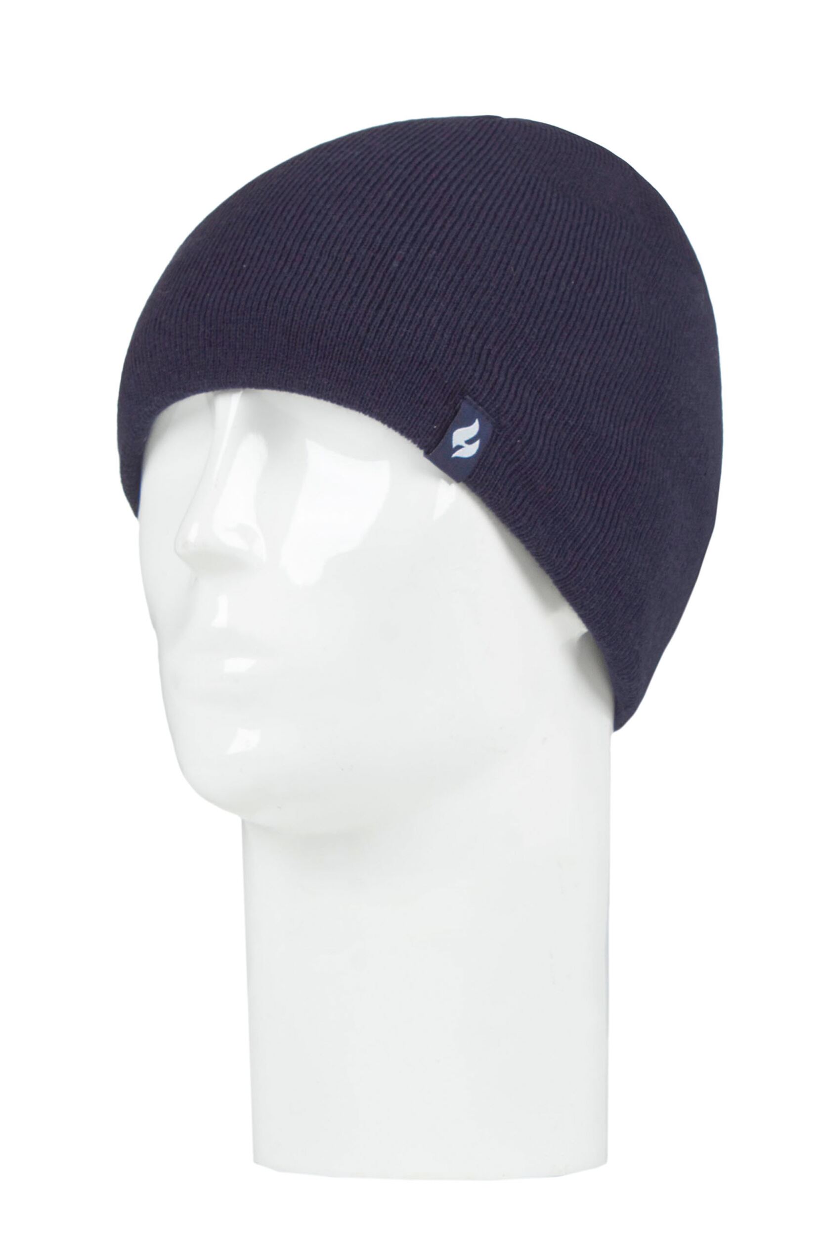 Mens 1 Pack SOCKSHOP Heat Holders Rowan Hat Navy One Size