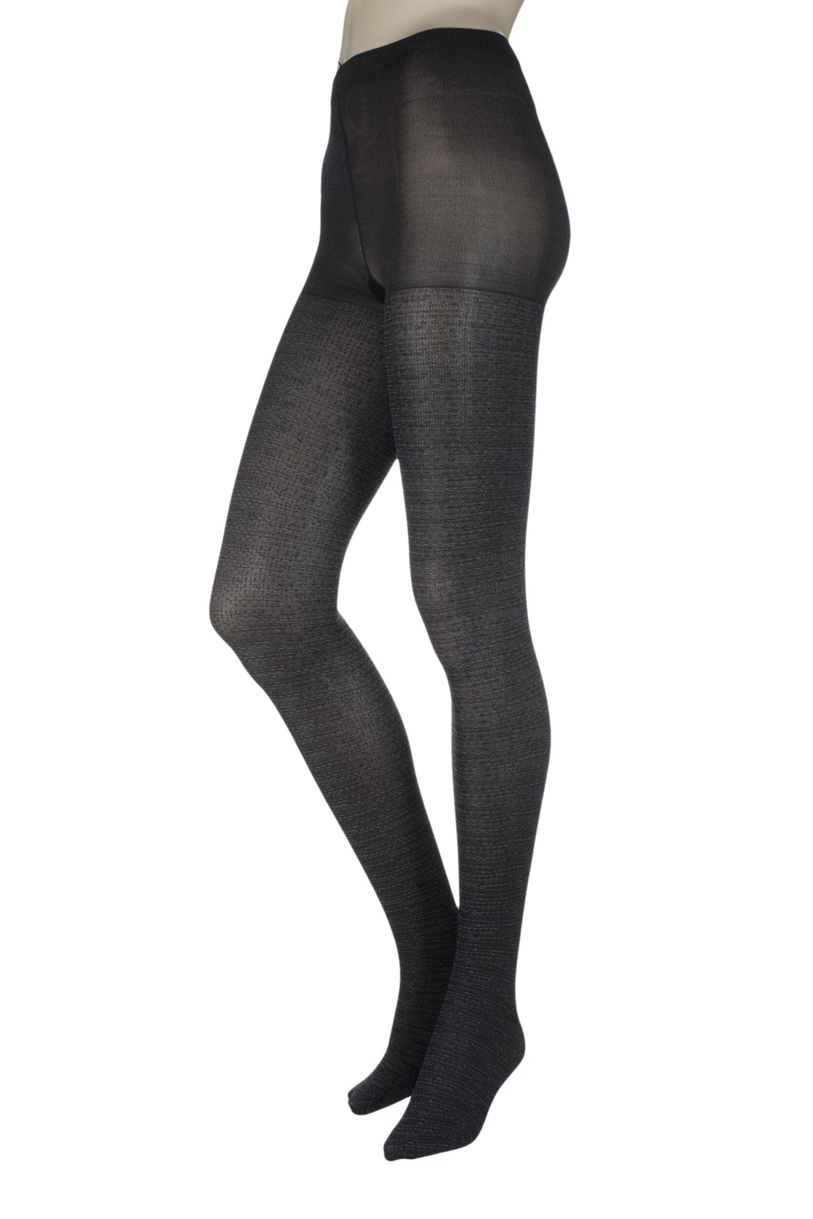 Image of Ladies 1 Pair Charnos Tweed Opaque Tights