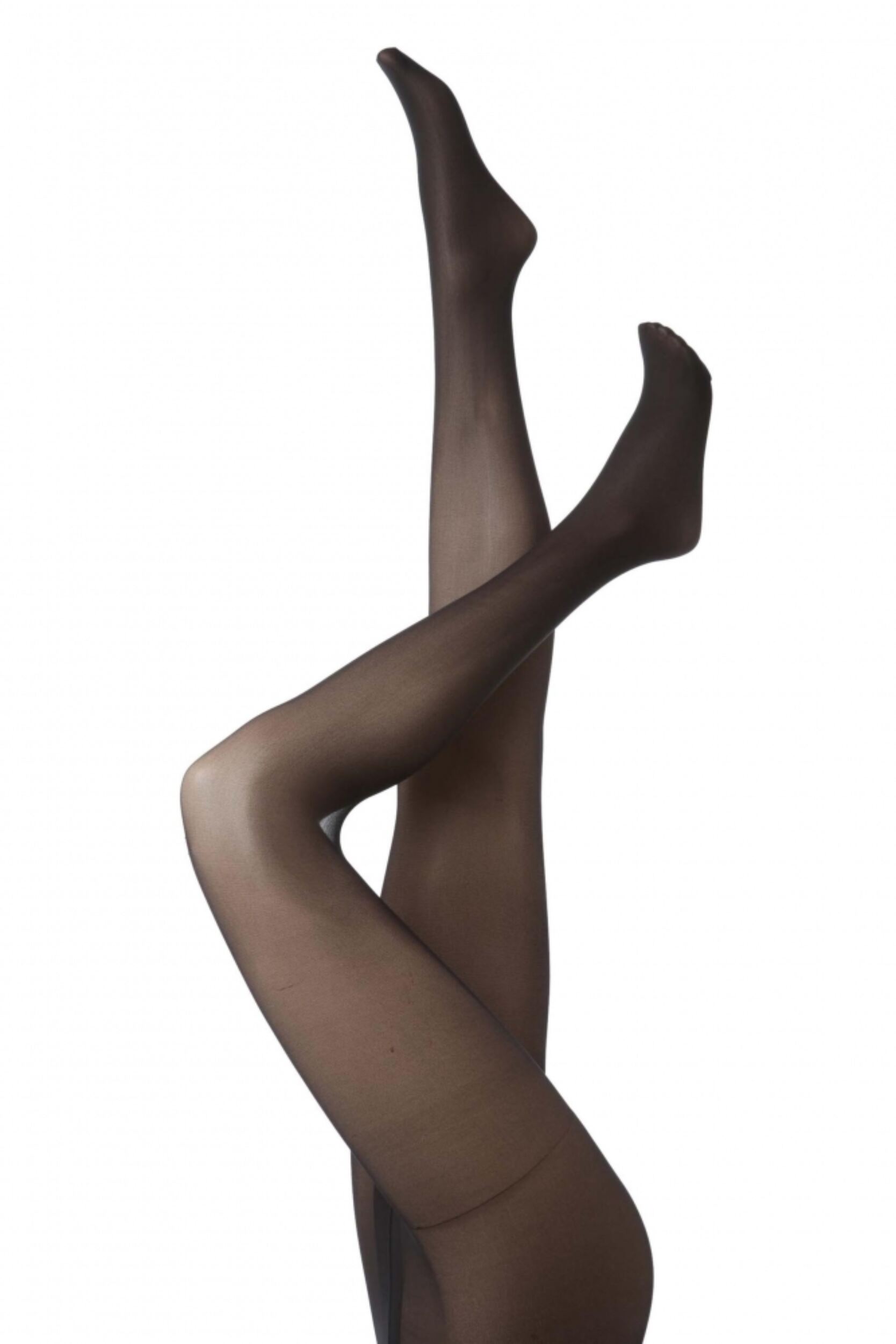 Image of Ladies 2 Pair Charnos 40 Denier Tights With Comfort Top