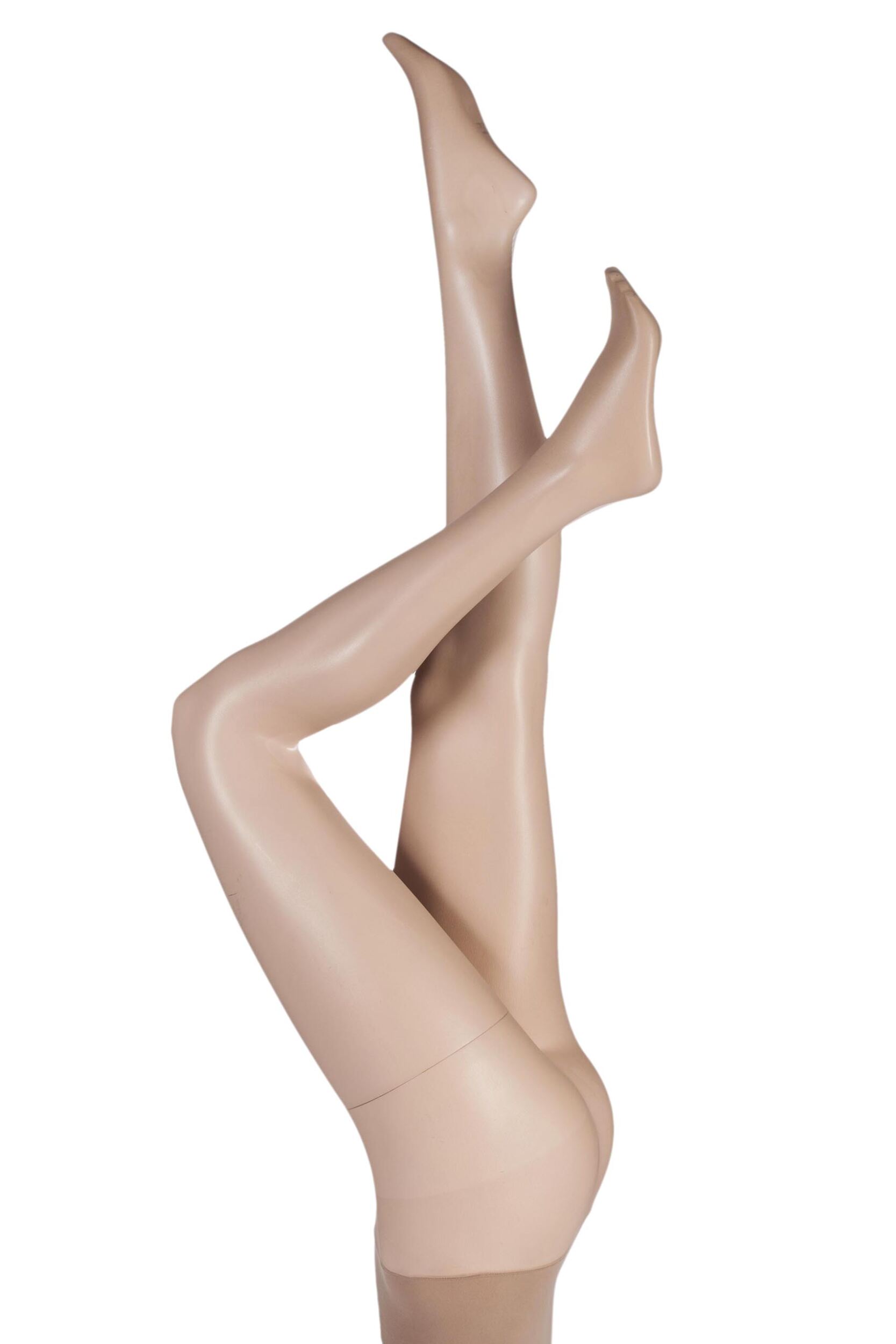 Image of Ladies 1 Pair Charnos 10 Denier Seamless Sheer Tights