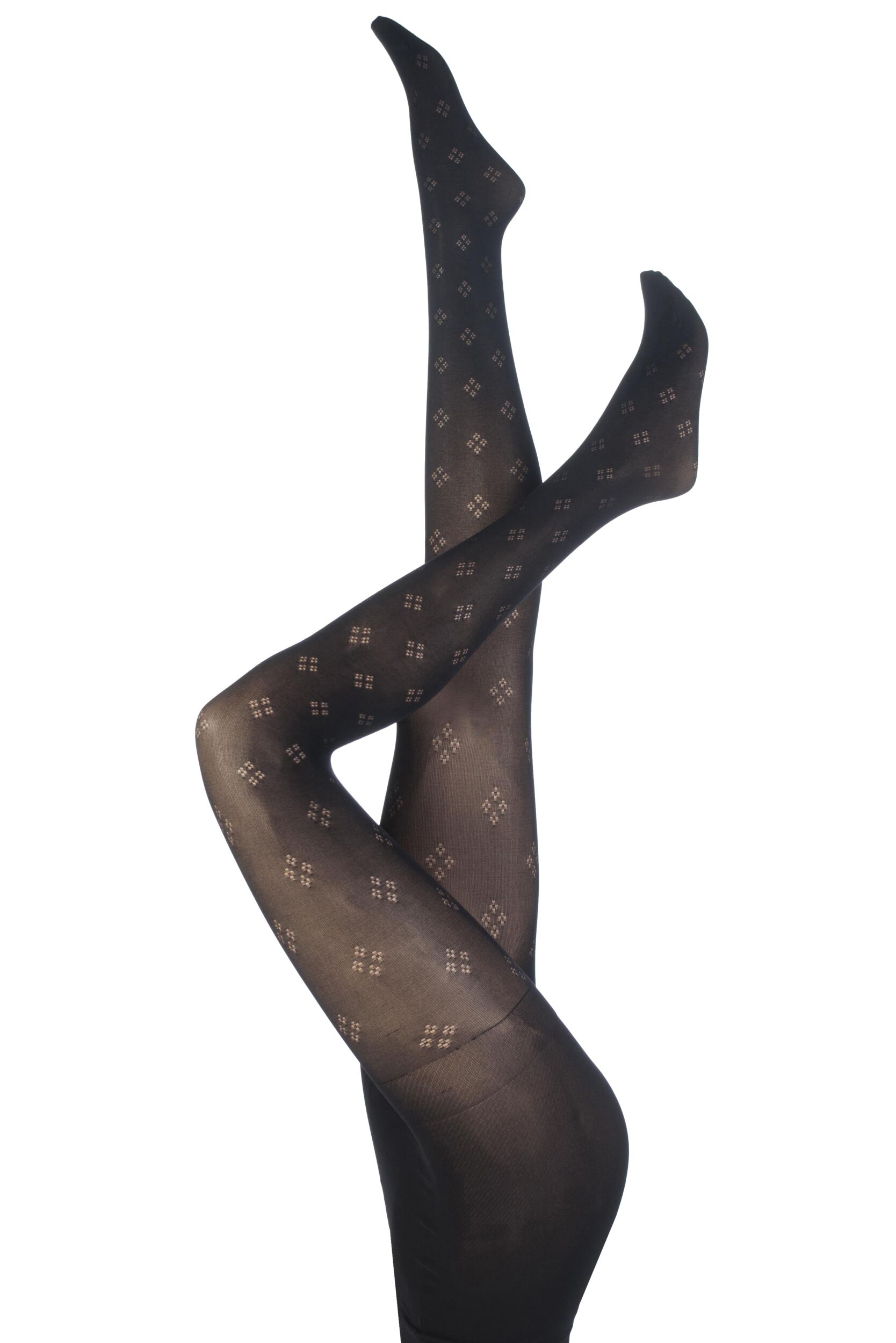 Image of Ladies 1 Pair Pretty Polly Curves Diamond Fashion Tights