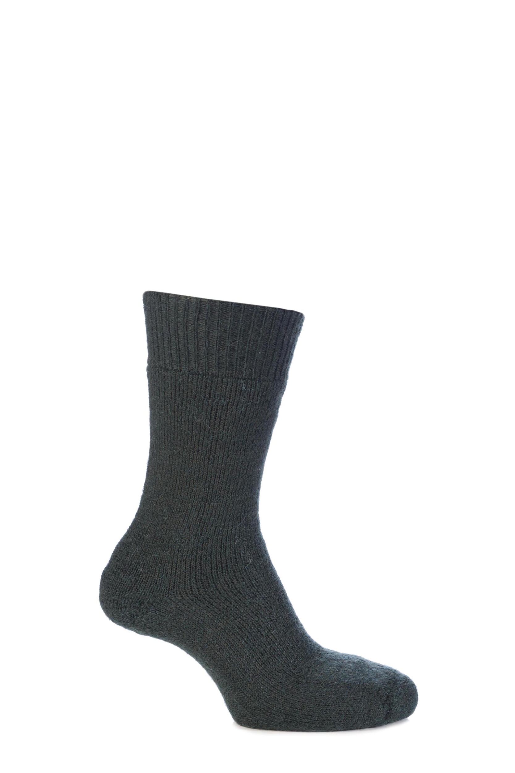 1 Pair Green of London Mohair Boot Socks With Cushioning Unisex 8-10 Unisex - SOCKSHOP of London