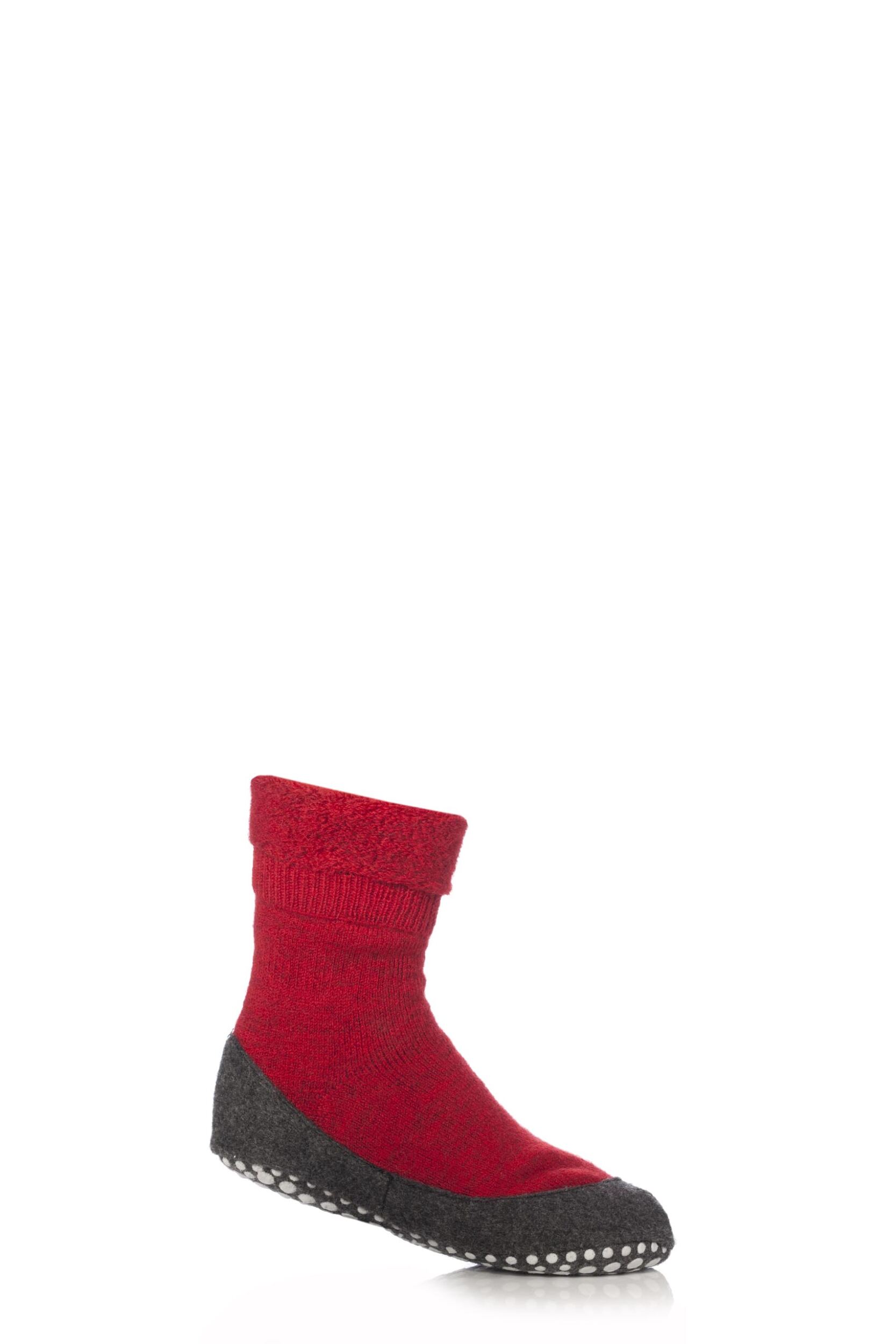 1 Pair Fire Cosyshoe Socks Kids Unisex 8-9 Kids (3-4 Years) - Falke