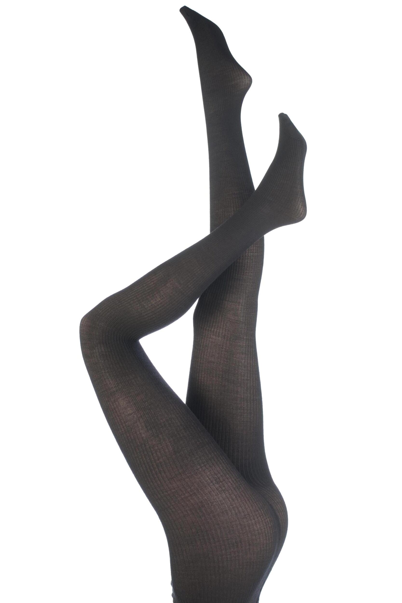 Image of Ladies 1 Pair Trasparenze Dora Rib Wool Tights