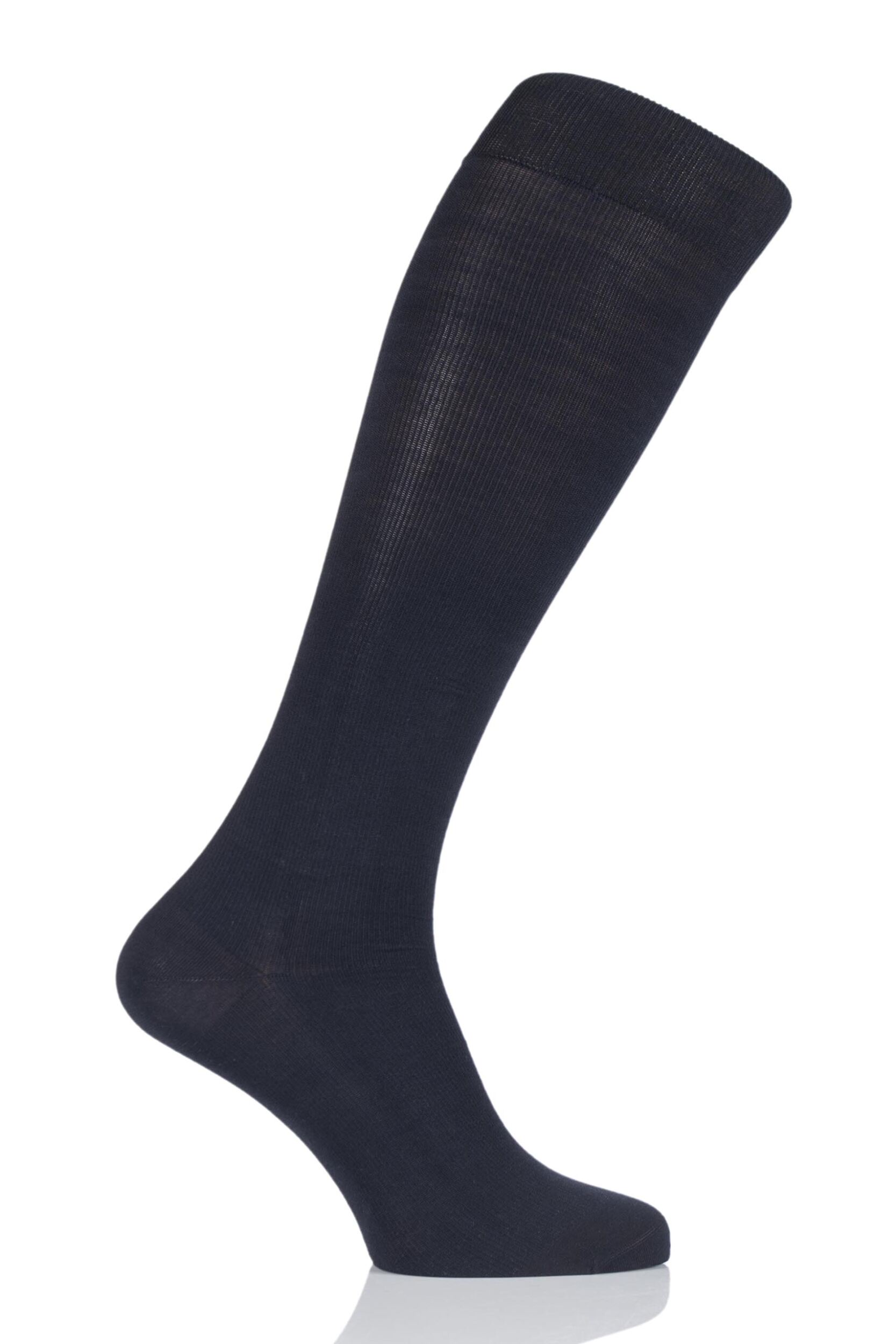 1 Pair Navy Energising Cotton Socks Men's 5.5-6.5 Mens - Falke